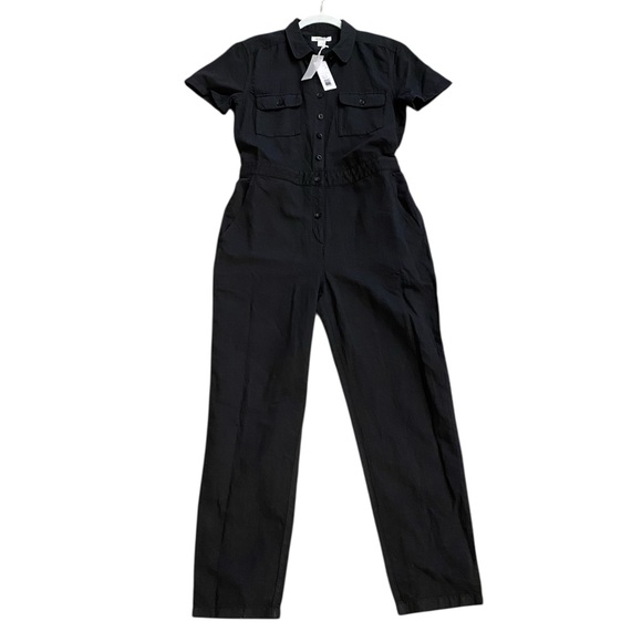 NWT Outerknown Women's S.E.A. Suit Jumpsuit Black S Utility Coverall Workwear - Picture 2 of 15